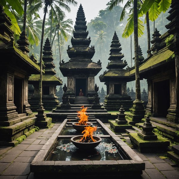 Où participer à une cérémonie de purification dans les temples hindous de Bali : lieux et conseils ?