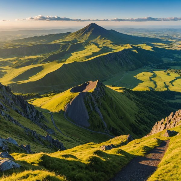 Comment organiser une visite des volcans d'Auvergne, France?
