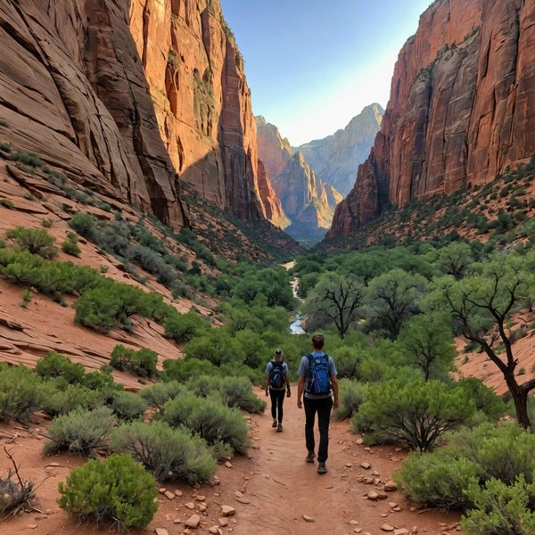Quels sont les conseils pour une randonnée dans le parc national de Zion, USA?