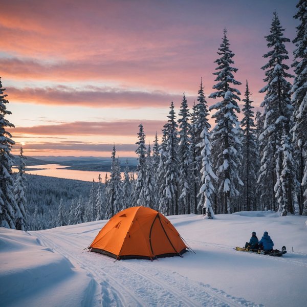 Comment planifier un camping pour une expédition de ski de fond en Laponie?